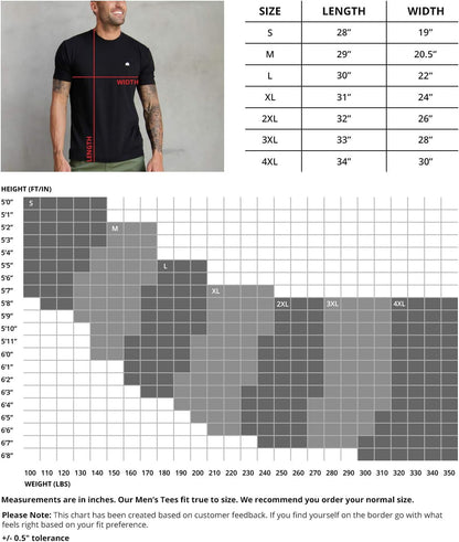 Men'S Fitted Crew Neck Logo Basic Tees - Modern Fit Fresh Classic Short Sleeve T-Shirts for Men (Green, Medium)