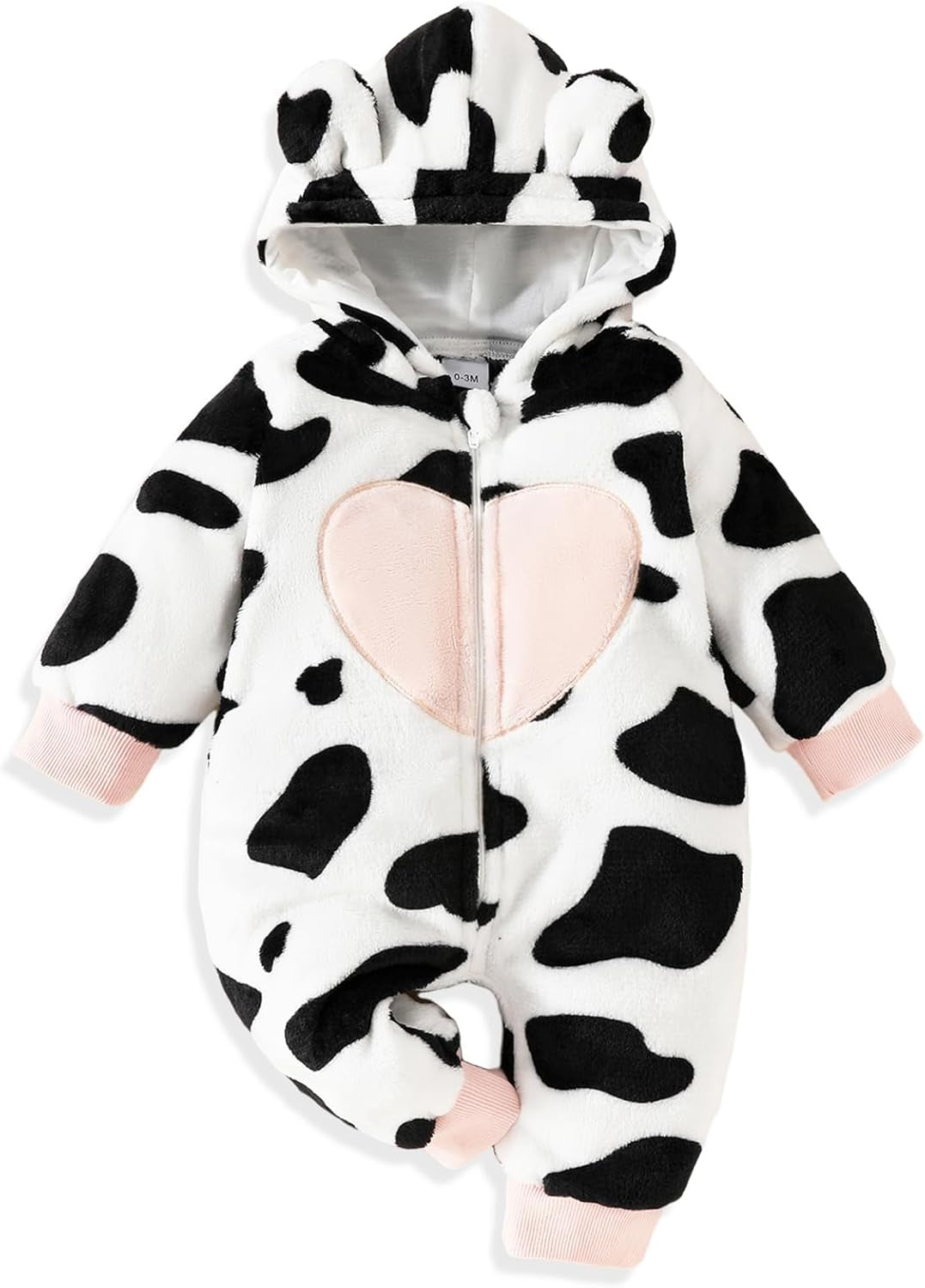Newborn Baby Girl Winter Outfit Hooded Jumpsuit Infant One Piece Romper Baby Warm Snowsuit Clothes Gifts Set