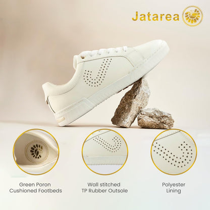 Women'S Fashion Sneakers – Genuine Leather Casual Shoes, Comfortable Cushioned Insole, TPR Rubber Sole, Stylish Lifestyle, Lightweight and Durable Travel Sneakers
